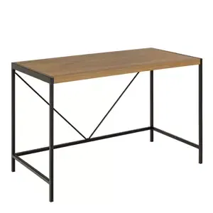 Actona Psací stůl Bahamas 120 cm dub přírodní rustikální/černý