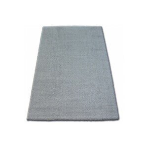 3kraft Kusový koberec SHAGGY MICRO stříbrný, velikost 120x170