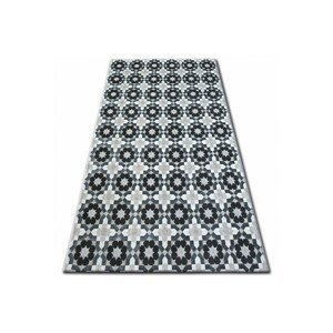 3kraft Kusový koberec LISBOA 27206/356 květiny šedý, velikost 200x290