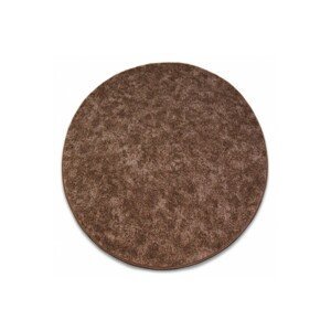 Dywany Lusczow Kulatý koberec SERENADE Graib hnědý, velikost kruh 133