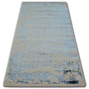 Dywany Lusczow Kusový koberec MANYAS Vadia krémovo-modrý, velikost 240x350