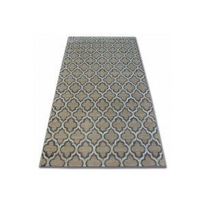 Dywany Lusczow Kusový koberec ARGENT - W4030 trellis béžový, velikost 160x220