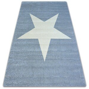 3kraft Kusový koberec NORDIC Hvězda šedý / krémový G4581, velikost 80x150