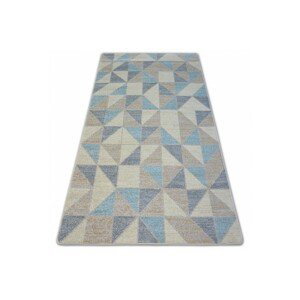 3kraft Kusový koberec NORDIC modrý G4586, velikost 140x190