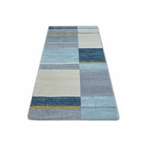 3kraft Kusový koberec NORDIC SMART modrý G4585, velikost 80x150