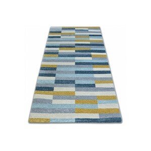 3kraft Kusový koberec NORDIC STOCKHOLM šedý / modrý G4597, velikost 120x170