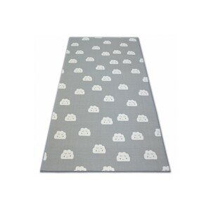 Dywany Lusczow Dětský koberec CLOUDS šedý, velikost 100x150