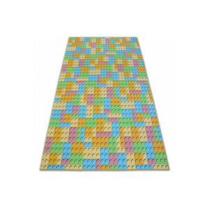 Dywany Lusczow Dětský kusový koberec LEGO zelený, velikost 250x300