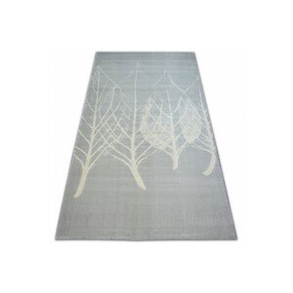 Dywany Lusczow Kusový koberec SCANDI 18281/652- listy šedý / krémový, velikost 80x150