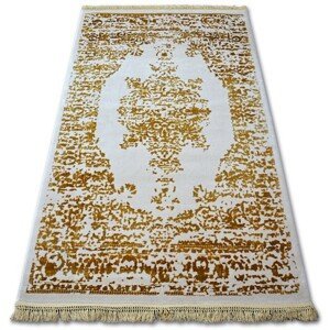 3kraft Kusový koberec MANYAS Fegy krémovo-zlatý, velikost 100x200