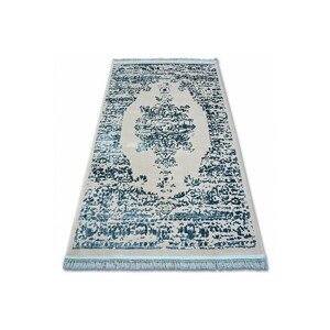 3kraft Kusový koberec MANYAS Fegy šedo-modrý, velikost 100x200