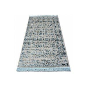 Dywany Lusczow Kusový koberec MANYAS Zhera šedo-modrý, velikost 80x300