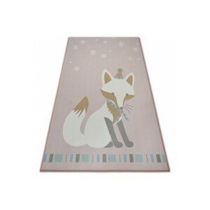 3kraft Kusový koberec LOKO Fox růžový, velikost 160x220