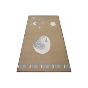 3kraft Kusový koberec LOKO Bird béžový, velikost 160x220
