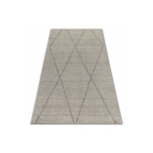 3kraft Kusový koberec SOFT ROMBY krémovo-béžový, velikost 180x270