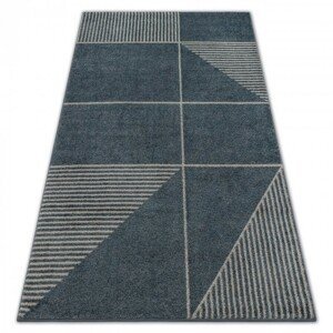 3kraft Kusový koberec SOFT MODERN šedý, velikost 180x270