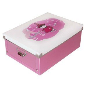 TZB Úložný box pro děti A4 - růžový