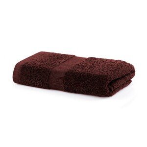 Bavlněný ručník DecoKing Marina hnědý, velikost 70x140