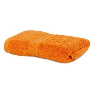 Bavlněný ručník DecoKing Marina oranžový, velikost 50x100