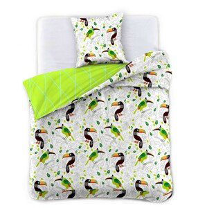 Bavlněné povlečení DecoKing Ducato TOUCAN, velikost 135x200+80x80*1