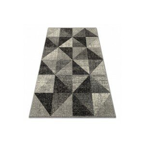 3kraft Kusový koberec FEEL Triangle šedý, velikost 200x290