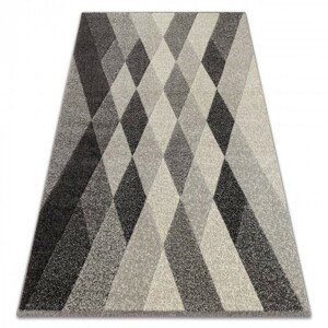 3kraft Kusový koberec FEEL DIAMANT šedý, velikost 120x170