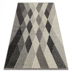 Dywany Lusczow Kusový koberec FEEL DIAMANT šedý, velikost 160x220