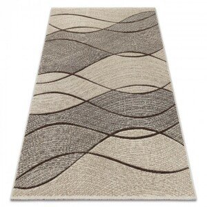 Dywany Lusczow Kusový koberec FEEL Waves béžový, velikost 120x170