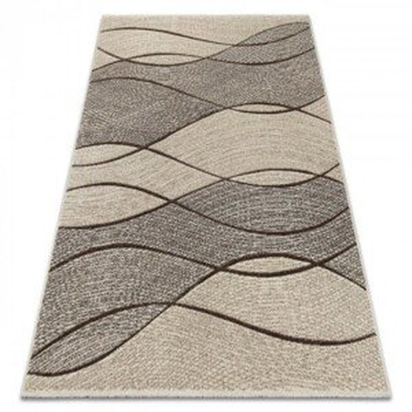 Dywany Lusczow Kusový koberec FEEL Waves béžový, velikost 160x220