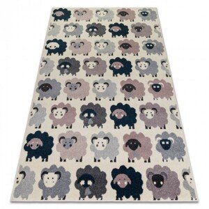 Dywany Lusczow Dětský koberec Sheep krémový, velikost 160x220