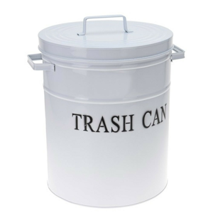 DekorStyle Odpadkový koš Trash Can bílý