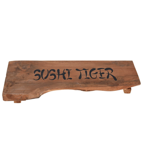 DekorStyle Dřevěný tác na nožkách Sushi Tiger
