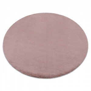 Dywany Lusczow Kulatý koberec BUNNY růžový, velikost kruh 160