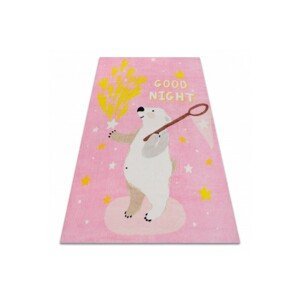 Dywany Lusczow Dětský koberec WHITE BEER růžový, velikost 120x170