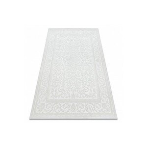3kraft Kusový koberec AKRYLOVÝ VALENCIA 1525 slonová kost / bílý, velikost 240x350