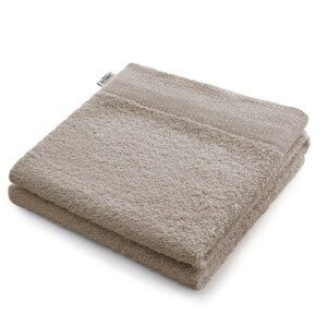 Bavlněný ručník AmeliaHome AMARI béžový, velikost 30x50