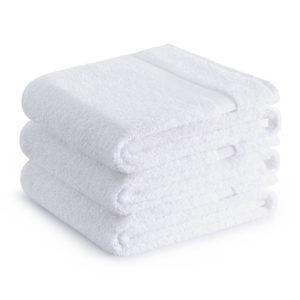 Sada bavlněných ručníků Zender POIS 70x140 cm 450g/m2 bílá
