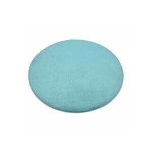 Dywany Lusczow Kulatý koberec BUNNY modrý, velikost kruh 140