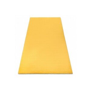 Dywany Lusczow Dětský kusový koberec BUNNY žlutý, velikost 60x100