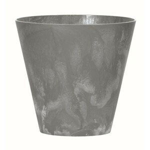 Prosperplast Květináč Tubus Small Oval šedý, varianta 20 cm