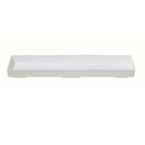 PlasticFuture Miska pod truhlík ARGO bílá, varianta 60 cm