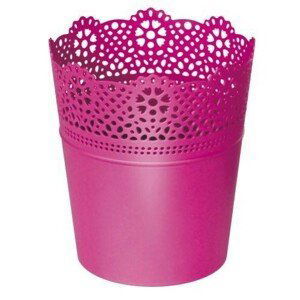 Prosperplast Květináč s krajkou Lace fuchsie, varianta 11,2 cm