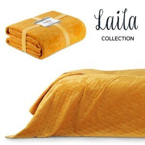AmeliaHome Přehoz na postel Laila žlutý, velikost 220x240