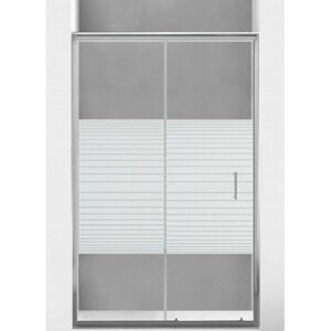Sprchové dveře MEXEN Apia 95 cm stříbrno-bílé