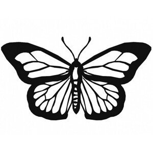 Hector Nástěnná dekorace Motýl I černá