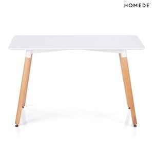 HOMEDE Jídelní stůl Elle bílý, velikost 120x60