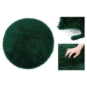 AmeliaHome Kulatý koberec Karvag zelený, velikost d45