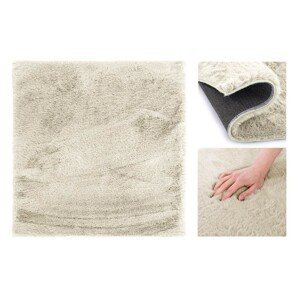 Kusový koberec AmeliaHome Lovika světle hnědý, velikost 100x100