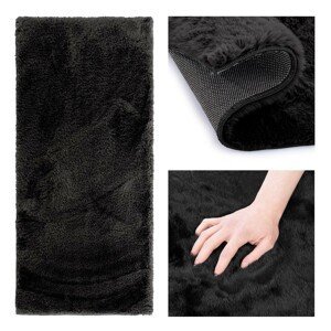 Kusový koberec AmeliaHome Lovika černý, velikost 50x200