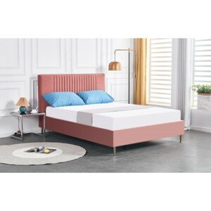 Hector Čalouněná postel Zoe 140x200 růžová